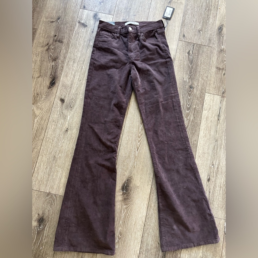 Joe's Jeans Dark Brown Flare Pants